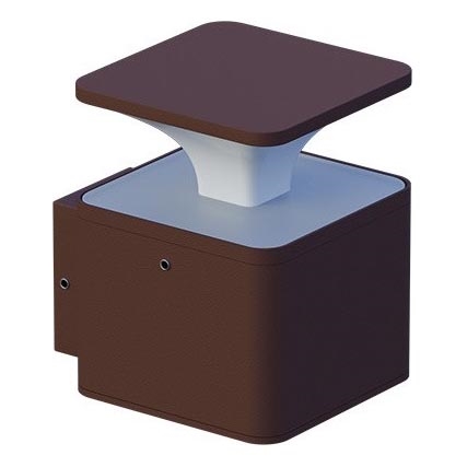 LED Kinkiet zewnętrzny ORNELA LED/6W/230V 3000K IP54 brązowy
