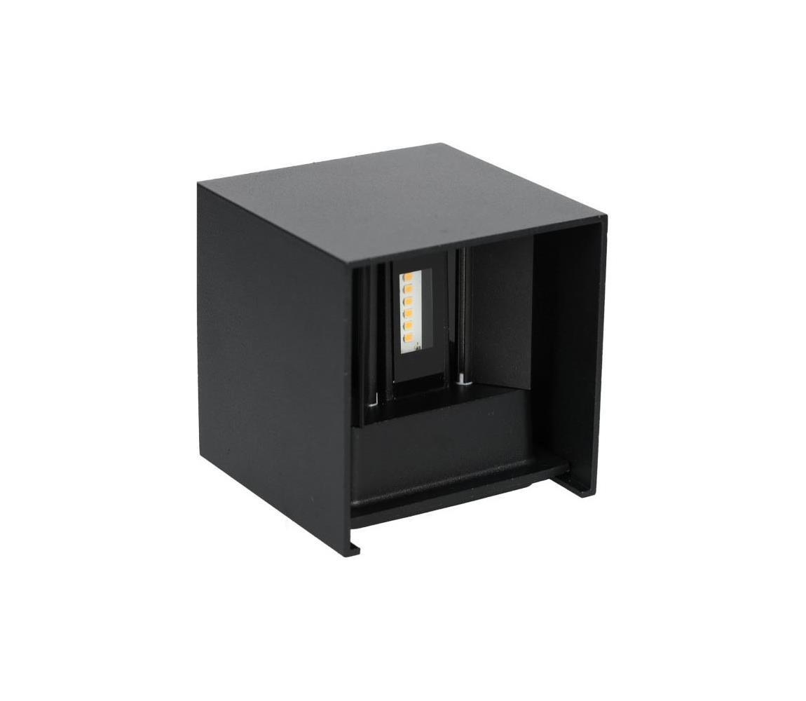 LED Kinkiet zewnętrzny QUERK 2xLED/3W/230V 3000K IP54 czarny