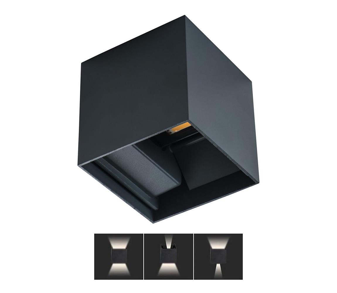 LED Kinkiet zewnętrzny REKA LED/7W/230V IP54 antracyt
