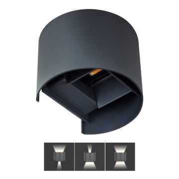 LED Kinkiet zewnętrzny REKA LED/7W/230V IP54 antracyt