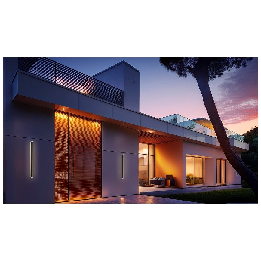 LED Kinkiet zewnętrzny STICK LED/12W/230V IP65 3000K 60 cm