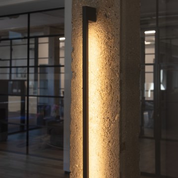 LED Kinkiet zewnętrzny YALTE LED/10W/230V 4000K IP54 czarny