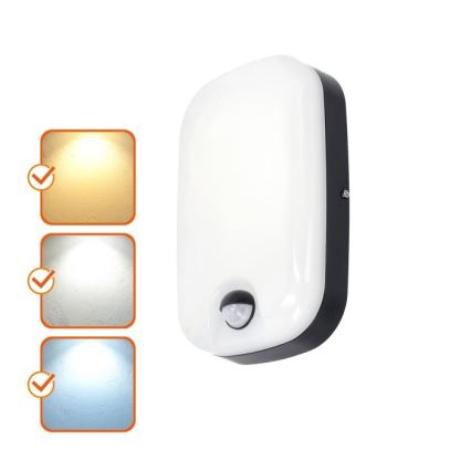 LED Kinkiet zewnętrzny z czujnikiem ruchu i zmierzchu BAVANO LED/15W/230V 3000/4000/5700K IP54