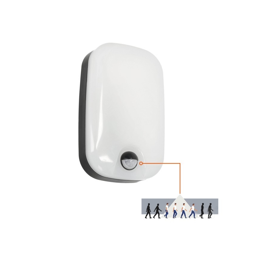 LED Kinkiet zewnętrzny z czujnikiem ruchu i zmierzchu BAVANO LED/15W/230V 3000/4000/5700K IP54