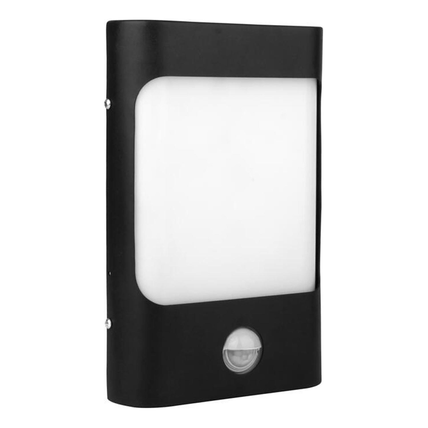 LED Kinkiet zewnętrzny z czujnikiem CORDOBA LED/9W/230V IP44 czarny