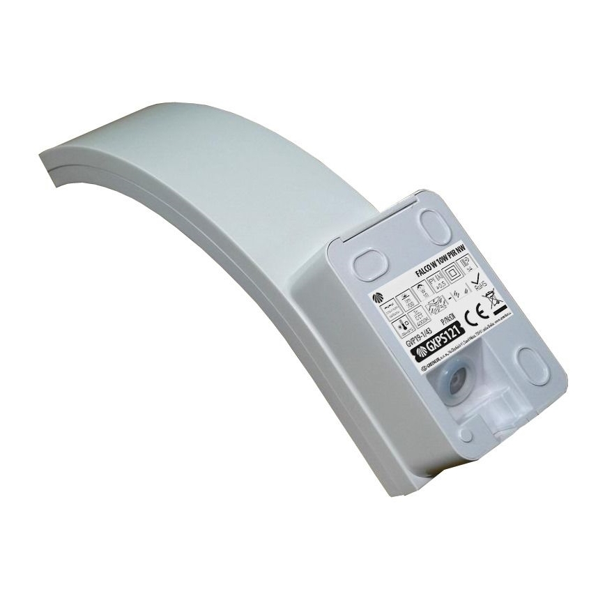 LED Kinkiet zewnętrzny z czujnikiem LED/10W/230V IP54