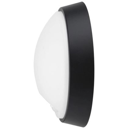 LED Kinkiet zewnętrzny z czujnikiem LED/12W/230V 3000/4000/6500K IP65 czarny