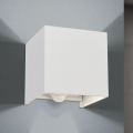 LED Kinkiet zewnętrzny z czujnikiem ruchu i zmierzchu CUBE-S LED/13W/230V IP54 biały