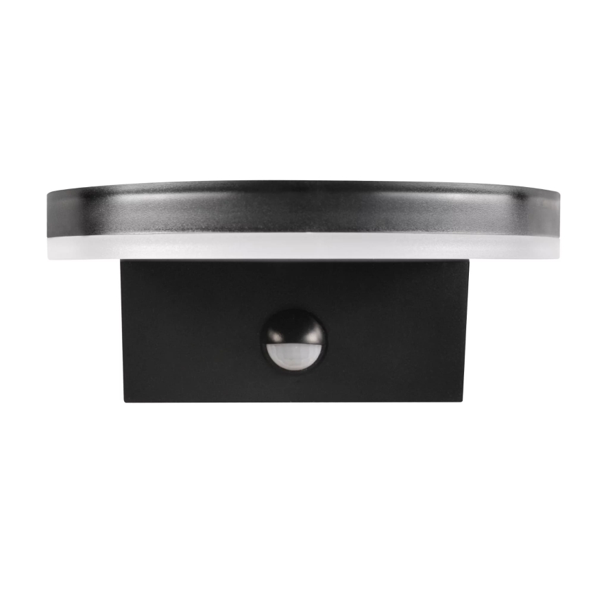 LED Kinkiet zewnętrzny z czujnikiem TESA LED/10W/230V IP54 czarny