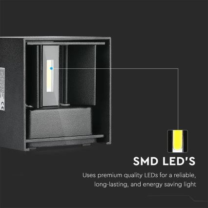LED Kinkiet zewnętzrny LED/11W/230V 4000K IP65 czarny