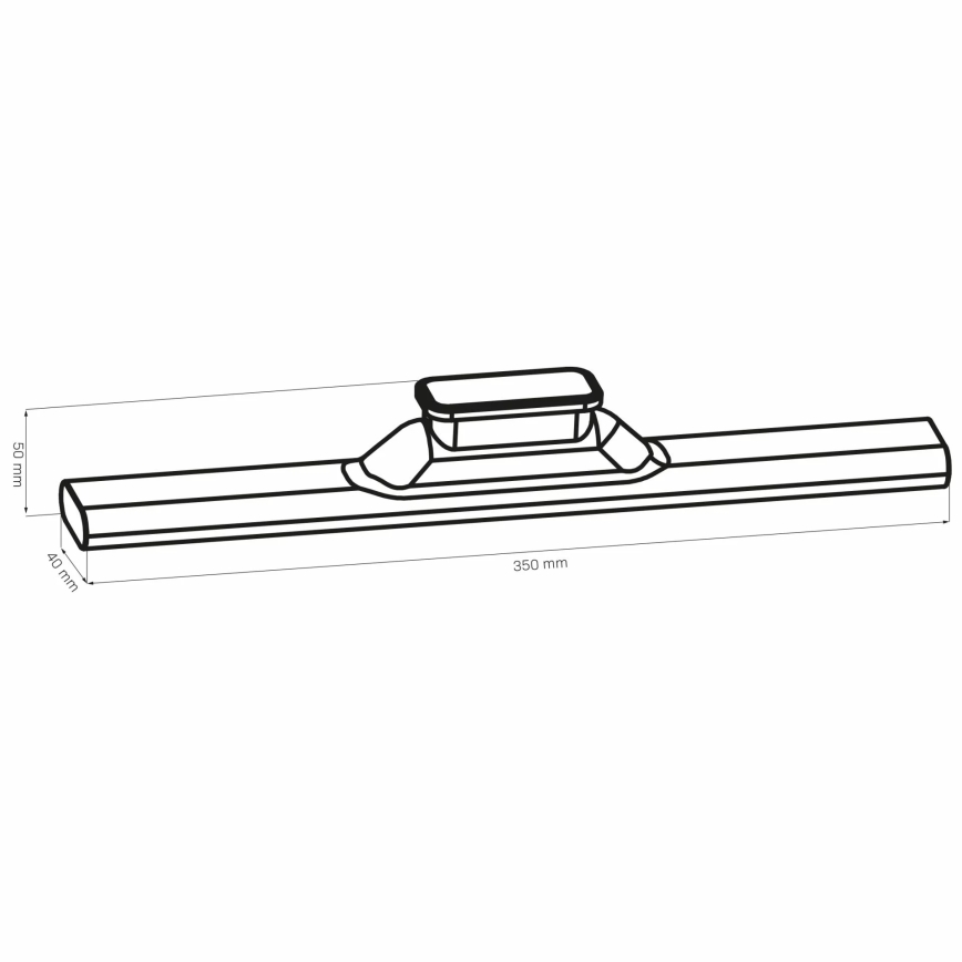 LED Dotykowe magnetyczne kuchenne oświetlenie podszafkowe LED/2,5W/5V USB 2700/4000/6500K 1200 mAh 35 cm białe