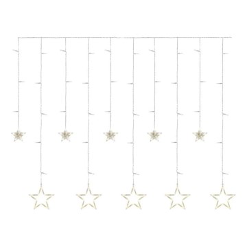 LED kurtyna świąteczna 115xLED/1,35W 6,85x1,05 m ciepła biała