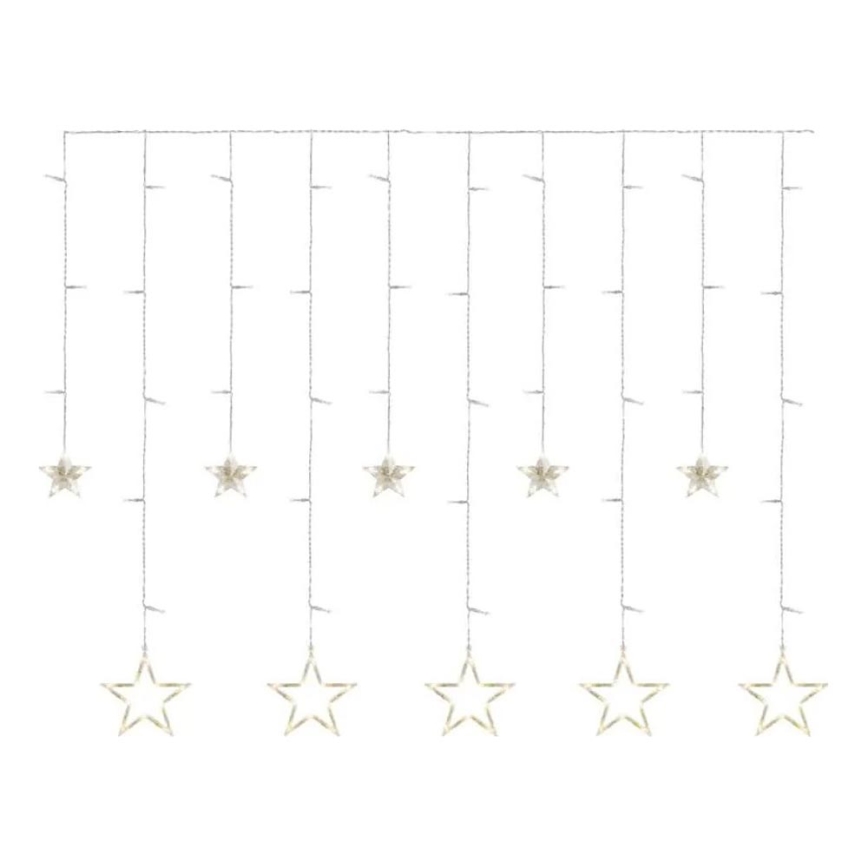 LED kurtyna świąteczna 115xLED/1,35W 6,85x1,05 m ciepła biała