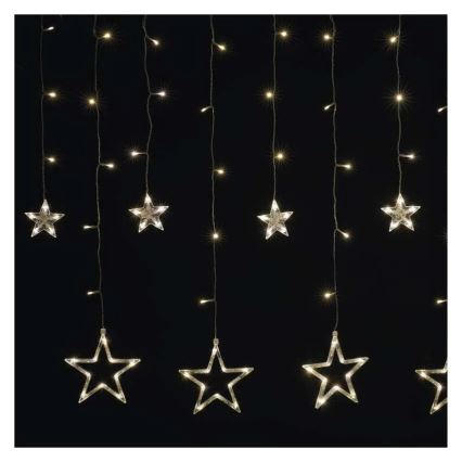 LED kurtyna świąteczna 115xLED/1,35W 6,85x1,05 m ciepła biała