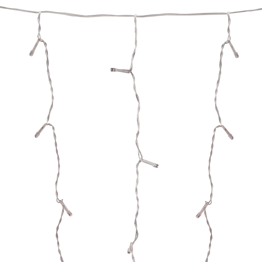 LED Kurtyna świąteczna LONGER 150xLED/8 funkcji 3,5 m ciepła biel