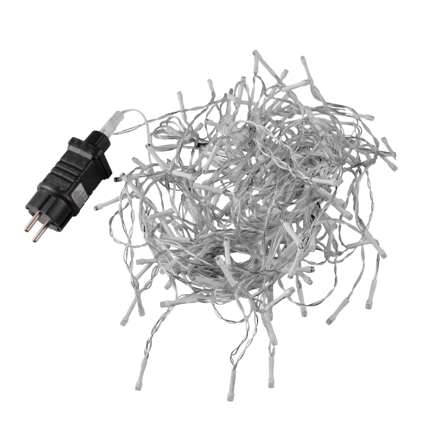 LED Kurtyna świąteczna LONGER 150xLED/8 funkcji 3,5 m ciepła biel