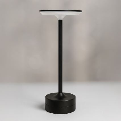 LED ładowalna dotykowa lampa biurkowa TAVOLO LED/2,5W/5V 2400 mAh 3000-6000K czarna