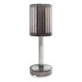 LED ładowalna dotykowa lampka biurkowa SIMPLE LED/1W/5V 3000-6000K 2400 mAh dymny szary