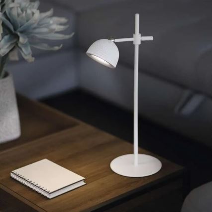 LED Regulowana lampka biurkowa ładowalna magnetyczna 4w1 LED/4,2W/3,7V 4000K 1200mAh biała