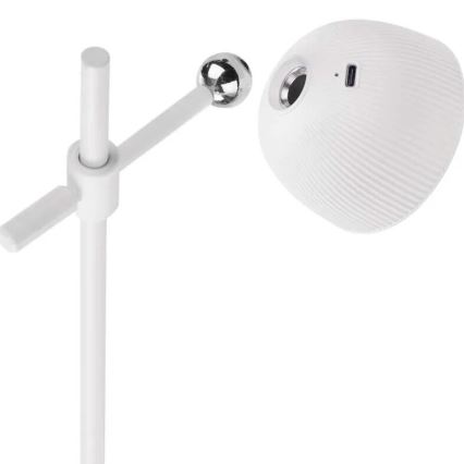 LED Regulowana lampka biurkowa ładowalna magnetyczna 4w1 LED/4,2W/3,7V 4000K 1200mAh biała