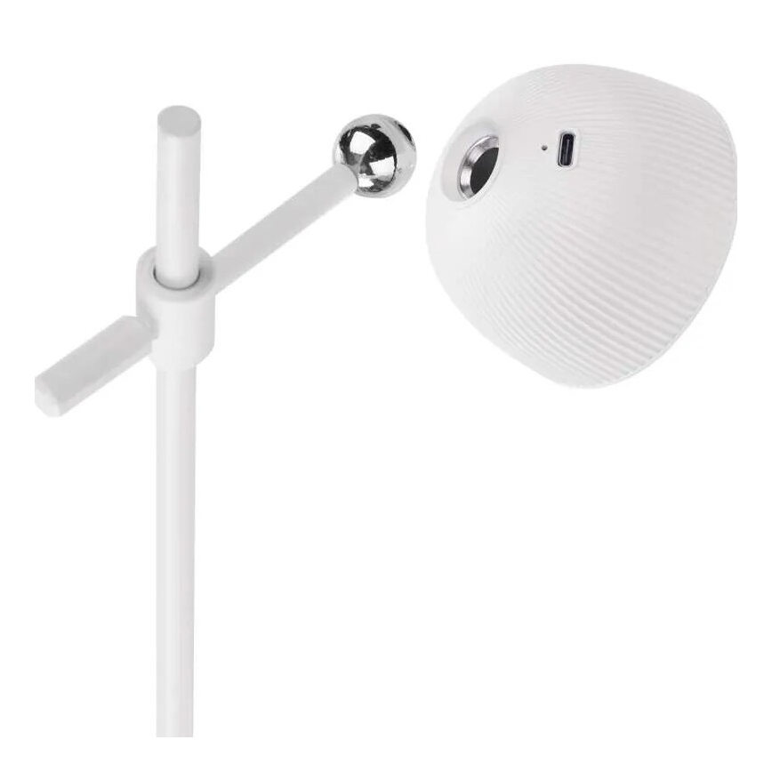 LED Regulowana lampka biurkowa ładowalna magnetyczna 4w1 LED/4,2W/3,7V 4000K 1200mAh biała