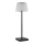 LED Ładowalna lampa ściemnialna KATIE LED/4W/10V 1800mAh IP44 CRI 90 czarna