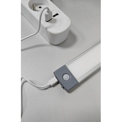 LED Ładowalna lampka meblowa z czujnikiem LED/3,5W/5V USB 800 mAh 4200K 46 cm