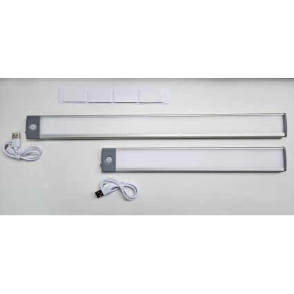 LED Ładowalna lampka meblowa z czujnikiem LED/3,5W/5V USB 800 mAh 4200K 46 cm