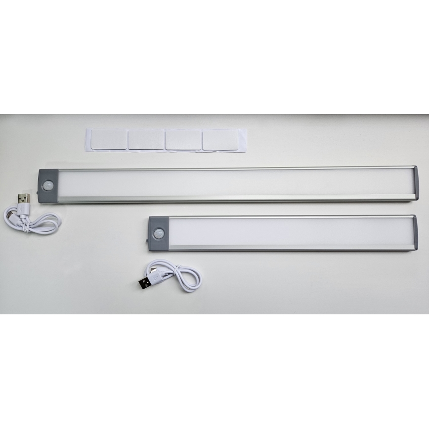 LED Ładowalna lampka meblowa z czujnikiem LED/3,5W/5V USB 800 mAh 4200K 46 cm
