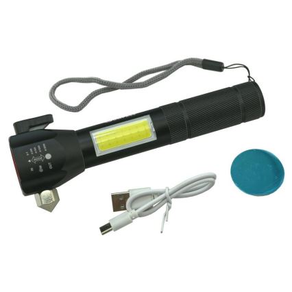 LED Ładowalna latarka LED/3W/5V 200 lm 1200 mAh