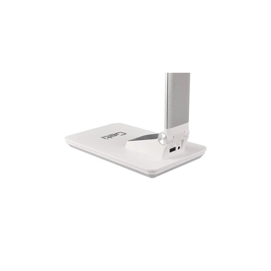LED Regulowana lampa stołowa z USB LED/7W/230V 3000K/4000K/5500K biała