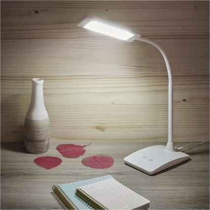 LED Lampa biurkowa EDDY LED/6W/230V 3000/4500/6800K biała, z funkcją ściemniania