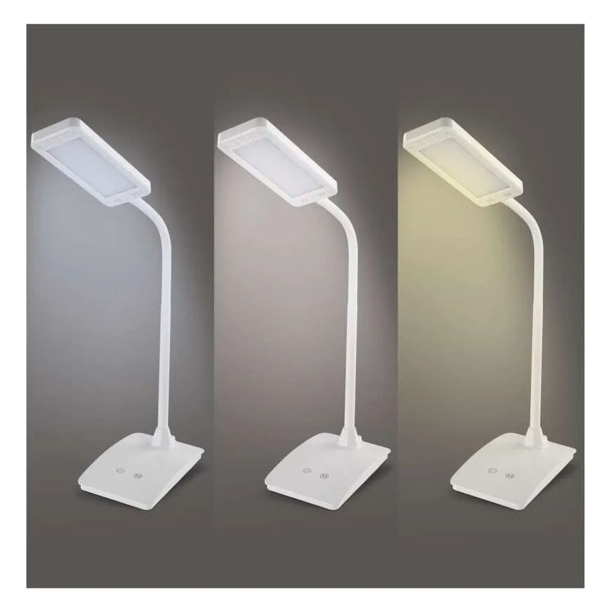 LED Lampa biurkowa EDDY LED/6W/230V 3000/4500/6800K biała, z funkcją ściemniania