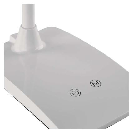 LED Lampa biurkowa EDDY LED/6W/230V 3000/4500/6800K biała, z funkcją ściemniania