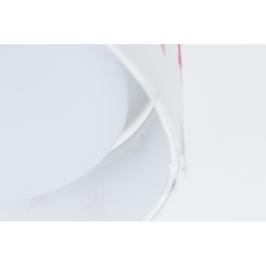 LED Regulowane natynkowe oświetlenie dziecięce SMART GALAXY KIDS LED/24W/230V 3000-6500K gwiazdki białe/różowe/szare + pilot do zdalnego sterowania