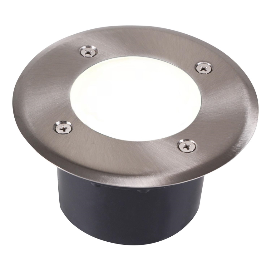 LED Lampa najazdowa MIVO LED/3W/230V śr. 12 cm IP67 matowy chrom