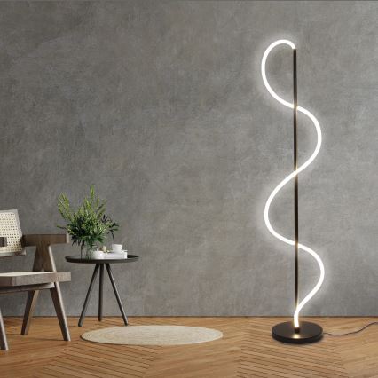 LED Lampa podłogowa EMMA LED/36W/230V czarny