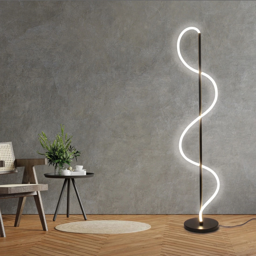 LED Lampa podłogowa EMMA LED/36W/230V czarny