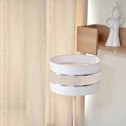 LED Lampa podłogowa HELEN 1xE27/15W/230V biała