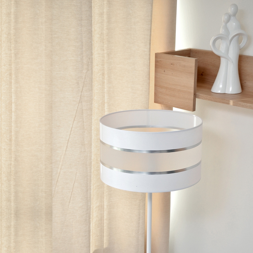 LED Lampa podłogowa HELEN 1xE27/15W/230V biała