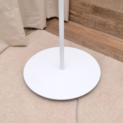 LED Lampa podłogowa HELEN 1xE27/15W/230V biała