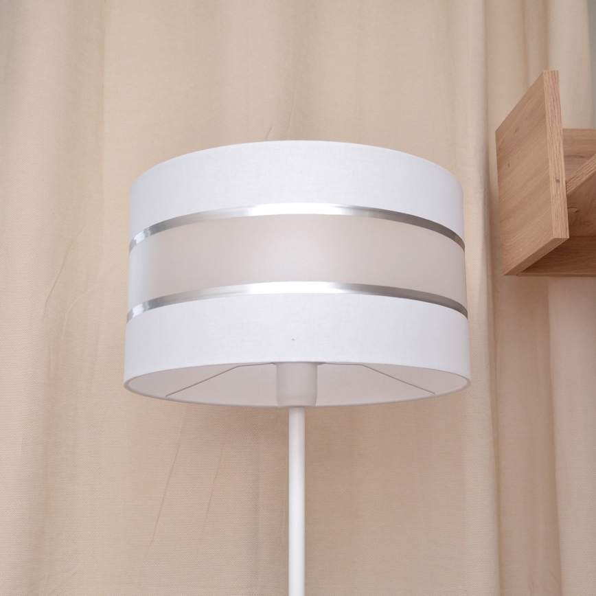 LED Lampa podłogowa HELEN 1xE27/15W/230V biała
