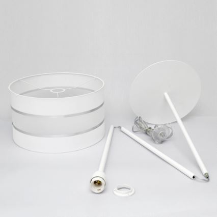 LED Lampa podłogowa HELEN 1xE27/15W/230V biała