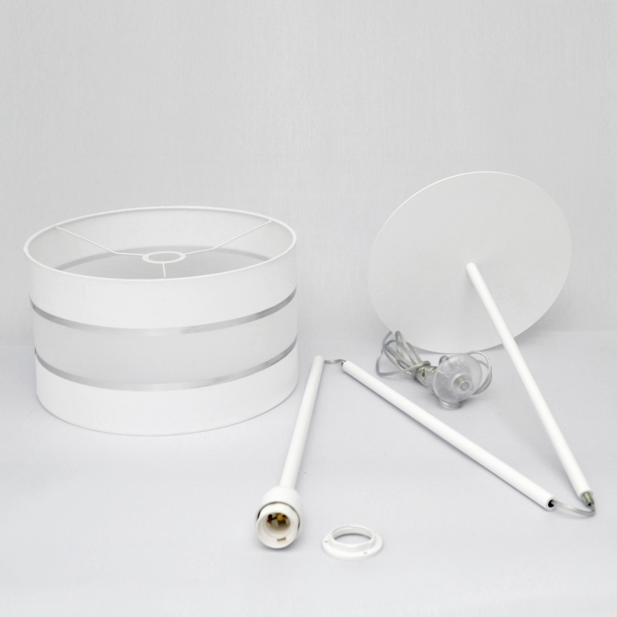 LED Lampa podłogowa HELEN 1xE27/15W/230V biała