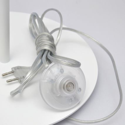 LED Lampa podłogowa HELEN 1xE27/15W/230V biała