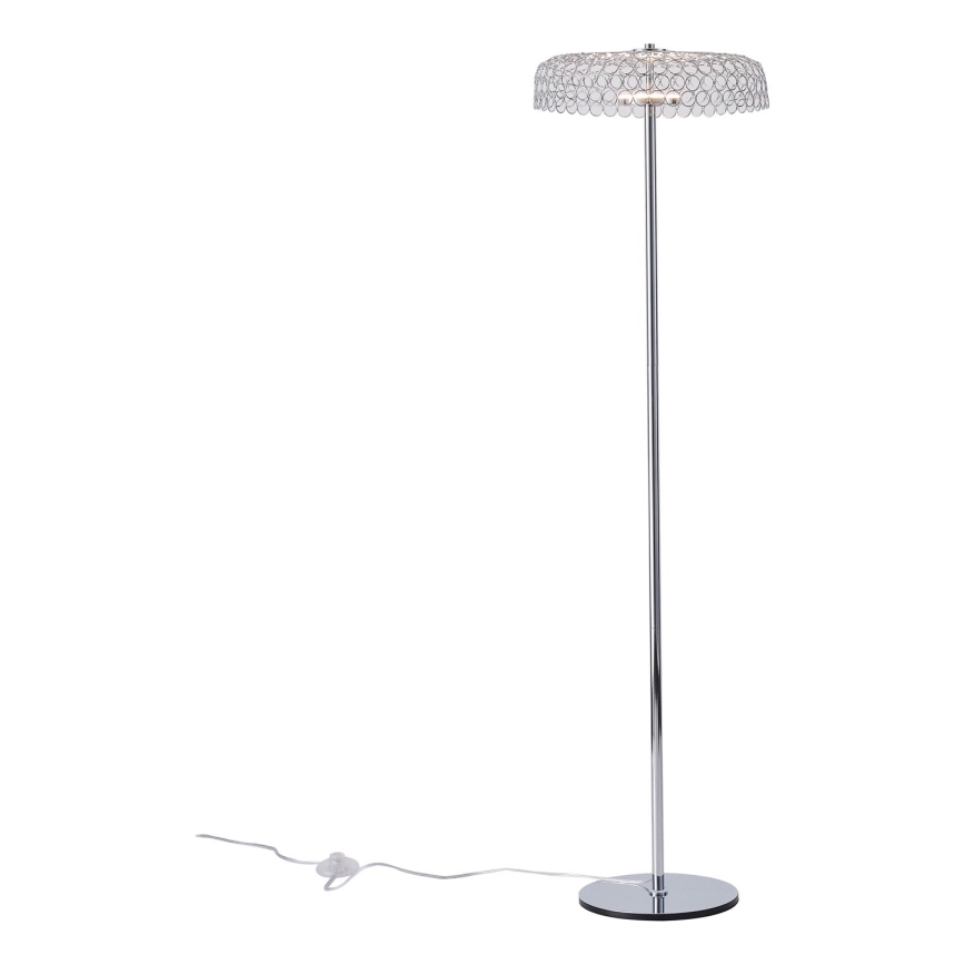 LED Lampa podłogowa LED/10W/230V 3000K chrom błyszczący