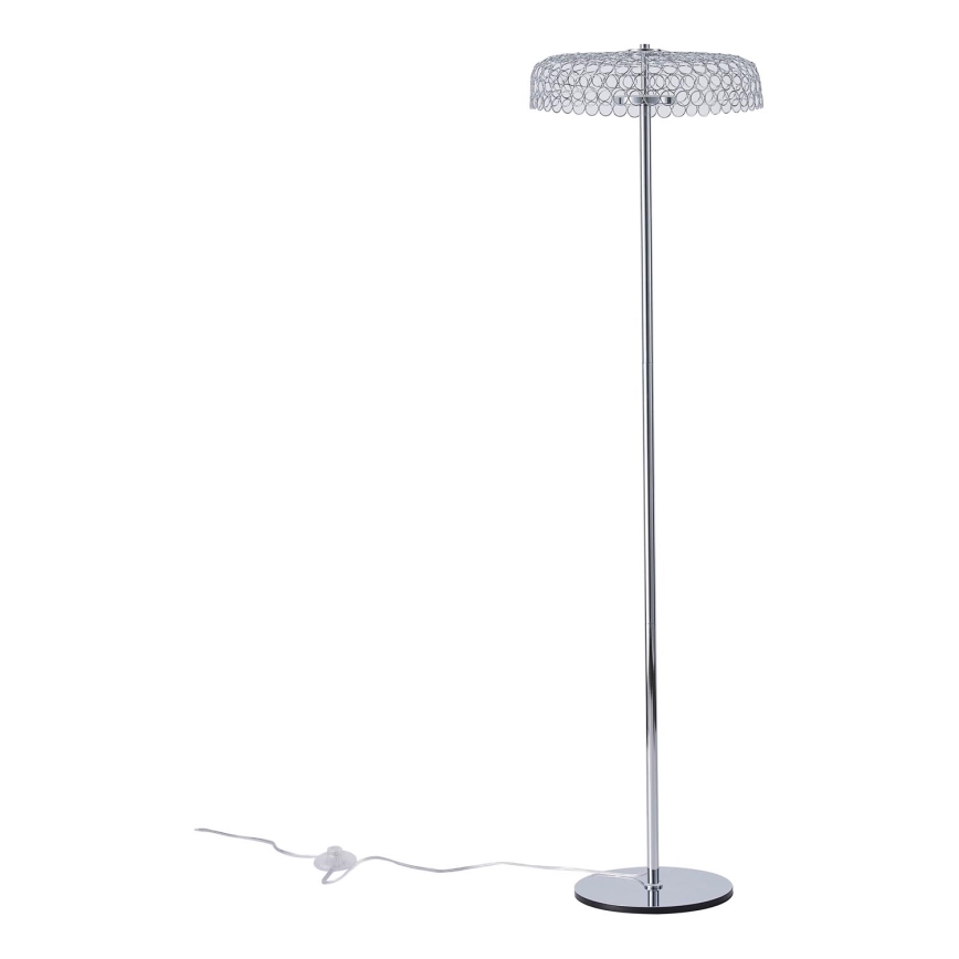 LED Lampa podłogowa LED/10W/230V 3000K chrom błyszczący