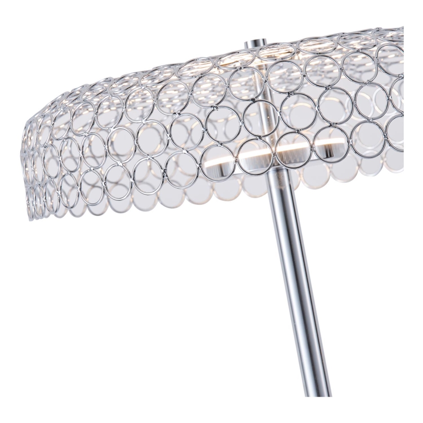 LED Lampa podłogowa LED/10W/230V 3000K chrom błyszczący