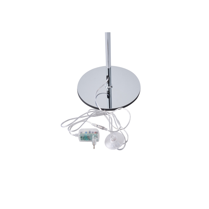 LED Lampa podłogowa LED/10W/230V 3000K chrom błyszczący