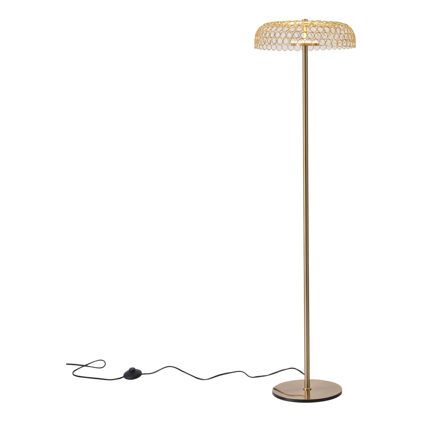 LED Lampa podłogowa LED/10W/230V 3000K złoty